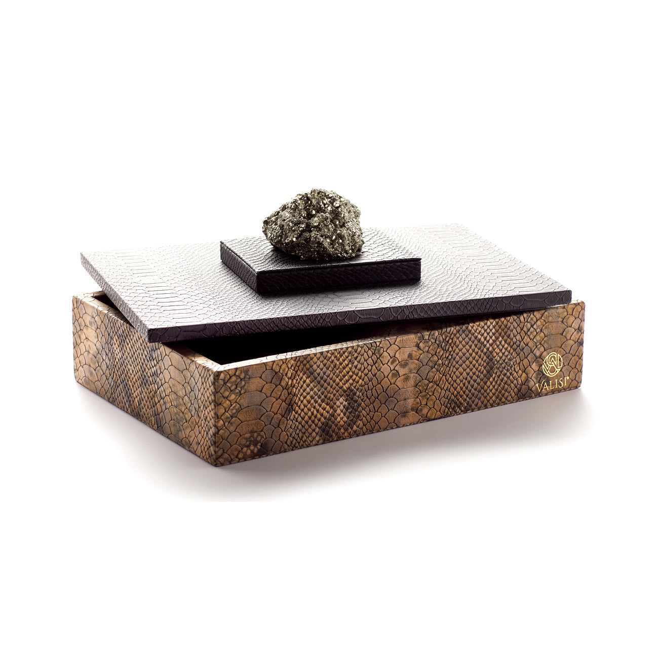 Pyrite Stone Coffee Box
